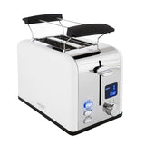 Gerlach Toaster GL 3221 Power 1100 W, Number of slots 2, Housing material Plastic, White