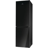 INDESIT Refrigerator LI8 SN2E K Energy efficiency class F, Free standing, Combi, Height 188.9 cm, Fridge net capacity 230 L, Freezer net capacity 98 L, 40 dB, Black, Frost-free