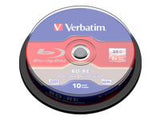 VERBATIM 43694 BluRay BD-RE SINGLE LAYER Verbatim Spindle 10 25GB 2x