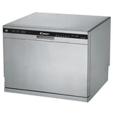 Candy Dishwasher CDCP 8S Free standing, Width 55 cm, Number of place settings 8, Number of programs 6, Energy efficiency class F, Silver