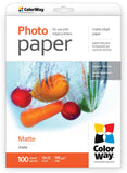 ColorWay Matte Photo Paper, 100 sheets, 10x15, 190 g/m�