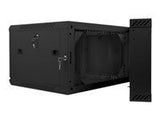 LANBERG WF02-6606-10B wall-mounted double section rack 19inch flat pack 6U/600x600mm black