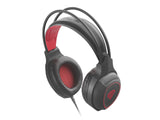 NATEC Genesis gaming headset Radon 300 virtual 7.1 black-red