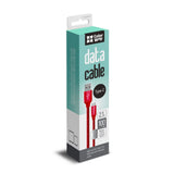 ColorWay Type-C Data Cable USB 2.0, Fast and safe charging; Stable data transmission, Red, 1 m