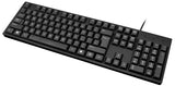Acme KS06 Wired, Keyboard layout EN, USB, Black