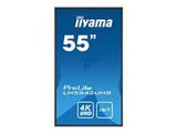 IIYAMA LH5542UHS-B3 55inch UHD IPS 4K Landscape and Portrait 500cd/m2 HDMI DP-Out USB LAN/RS232 SDM-L PC-Slot Speakers Android 8 OS