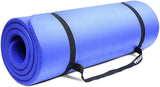 PROIRON Pilates Mat Gym Mat, 180 x 61 x 1.5 cm; Rolled up diameter: 15-20 cm, Blue, Rubber Foam