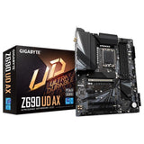 Mainboard|GIGABYTE|Intel Z690 Express|LGA1700|ATX|Memory DDR5|Memory slots 4|2xPCI-Express 1x|3xPCI-Express 16x|1xM.2|1xHDMI|1xDisplayPort|1xAudio-In|1xAudio-Out|1xMicrophone|4xUSB 2.0|5xUSB 3.2|1xUSB type C|1xPS/2|1xRJ45|Z690UDAX1.2