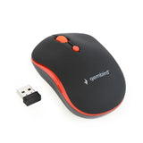 GEMBIRD MUSW-4B-03-R Wireless optical mouse 1600DPI nano USB black-red