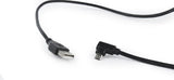 GEMBIRD CC-USB2-AMmDM90-6 Double-sided angled Micro-USB to USB 2.0 AM cable 1.8 m black