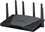 Wireless Router|SYNOLOGY|Wireless Router|2533 Mbps|IEEE 802.11a/b/g|IEEE 802.11n|IEEE 802.11ac|IEEE 802.11ax|USB 3.2|3x100/1000M|1x2.5GbE|LAN \ WAN ports 1|Number of antennas 6|RT6600AX