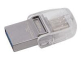 MEMORY DRIVE FLASH USB3.1/128GB DTDUO3C/128GB KINGSTON