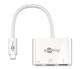 Goobay USB-C�� to HDMI/USB-C/USB-A 3.0 Multiport Adapter White