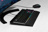 Corsair K55 RGB PRO + Harpoon RGB PRO K55, Gaming Keyboard, Mouse included, On-Board Memory; Supported in iCUE, RGB LED light, NA, Wired, Black