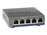 NETGEAR 5-Port Gigabit Plus Ethernet Switch - Desktop - unmanaged - fanless
