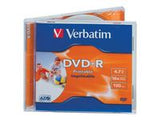 VERBATIM DVD-R 120 min. / 4,7GB 10-pack jewelcase DataLife Plus, InkJet Printable, White Photo Surface