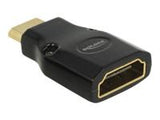 DELOCK Adapter High Speed HDMI with Ethernet â€“ HDMI Mini-C male > HDMI-A female 4K black