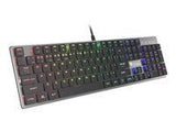 NATEC Genesis mechanical gaming keyboard Thor 420 RGB backlight slim blue switch US layout