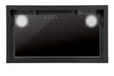 CATA Hood GC DUAL A 75 XGBK Canopy, Energy efficiency class A, Width 79.2 cm, 820 m�/h, Touch control, LED, Black glass