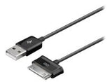 TECHLY 305113 Techly USB 2.0 cable for Samsung Galaxy Tab, black, 1,2m