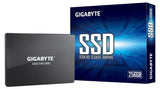 SSD|GIGABYTE|256GB|SATA 3.0|Write speed 500 MBytes/sec|Read speed 520 MBytes/sec|2,5