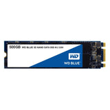WD Blue 3D NAND SSD 500GB M.2 2280 SATA III 6Gb/s internal single-packed