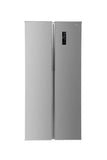 ETA American Refrigerator ETA154490010F Energy efficiency class F, Free standing, Side by Side, Height 180 cm, No Frost system, Fridge net capacity 249 L, Freezer net capacity 180 L, Display, 42 dB, Stainless steel, inoxLook