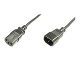 ASSMANN power cord IEC C13/C14 M/F black 1 8m bulk