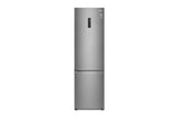 LG Refrigerator GBB72SAUGN Energy efficiency class D, Free standing, Combi, Height 203 cm, Fridge net capacity 233 L, Freezer net capacity 107 L, Display, 35 dB, Platinum Silver