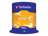 VERBATIM DVD-R 120 min. / 4.7GB 16x 100-Pack Spindel DataLife Plus scratch resistant surface