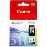 CANON CL-511 ink cartridge colour low capacity 9ml 240 pages 1-pack blister with alarm