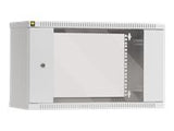NETRACK 019-060-240-011 wall-mounted cabinet 19 6U/240 mm glass door grey