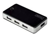 DIGITUS USB2.0 Hub 7-port 7xUSB A/F 1xUSB mini incl. power supply 5V DC 3.5A and USB cable black