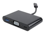 I/O ADAPTER USB-C TO VGA/USB3/USB-C A-CM-VGA3IN1-01 GEMBIRD