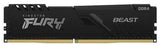 KINGSTON 8GB 2666MHz DDR4 CL16 DIMM FURY Beast Black