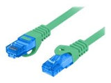 LANBERG patchcord cat.6A FTP 0.5m green