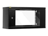 NETRACK 019-045-400-012 wall-mounted cabinet 19 4.5U/450mm - graphite glass door