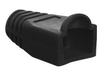 NETRACK 105-84 Netrack boot for RJ45 plug, black (100 pcs.)