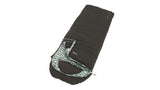 Outwell Camper Lux L, Sleeping Bag - Left Zipper, 235 x 90 cm,  YKK 2-way L-shape open-end with auto lock, Black