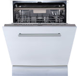 CATA Dishwasher LVI 61014 Built-in, Width 60 cm, Number of place settings 14, Number of programs 5, Energy efficiency class E, Inox