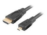 LANBERG HDMI M HDMI micro M v1.4 cable 1m 4k 3d black