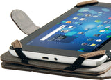 DEFENDER Case for tablet Velvet uni 7inch brown magnet fastener