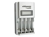 WHITENERGY 06455 Whitenergy high speed LCD charger 4AA/4AAA 1800mA