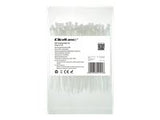 QOLTEC 52191 Zippers Qoltec   2.5*100   100szt   nylon UV   White