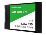 SSD|WESTERN DIGITAL|Green|2TB|SATA|Read speed 545 MBytes/sec|2,5"|MTBF 1000000 hours|WDS200T2G0A