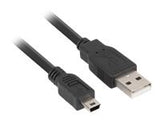 LANBERG usb mini-B M USB-A M 2.0 cable 1.8m black ferrite Canon