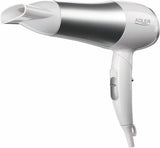 Adler Hair Dryer AD 2225 2200 W, Number of temperature settings 2, White/Silver