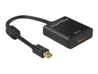 DELOCK Adaptorcable mini DisplayPort 1.2 plug > HDMI socket black 4K Active