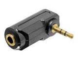 DELOCK Adapter Audio Stereo 3.5 mm 3 pin plug > jack angled