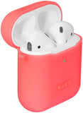 LAUT POD NEON for AirPods 1/2 Electric Coral, Charging Case, Apple AirPods 1/2
